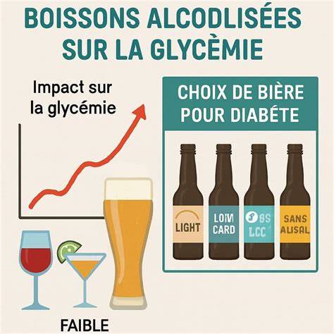 Infographie sur les choix d’ingrédients et leur impact glycémique
