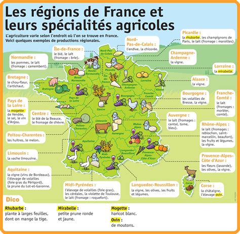 Carte interactive: régions françaises liées à la production de fruits utilisés dans Innocent
