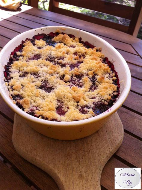 Crumble aux fruits rouges