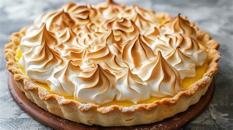 Poche à douille décorant une tarte avec de la meringue