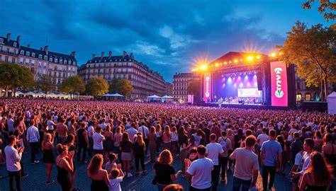 couverture musicale festive et performances live