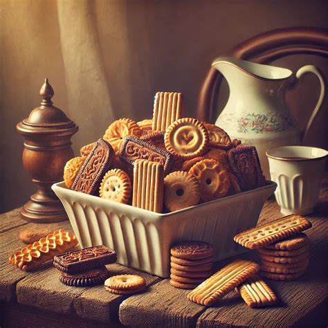 Illustration de biscuits anciens
