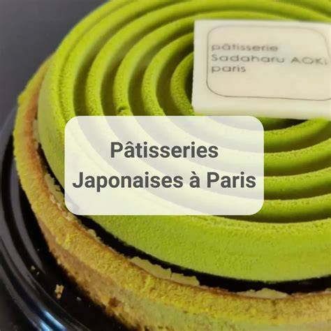 Carte des pâtisseries japonaises à Paris et Tokyo