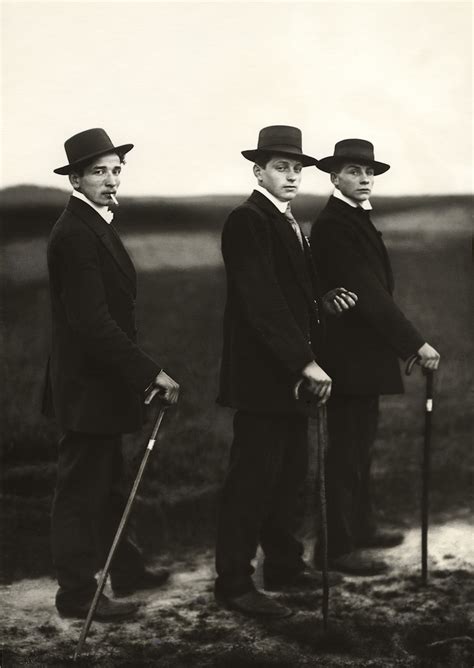 August Sander, Jeunes paysans, 1914