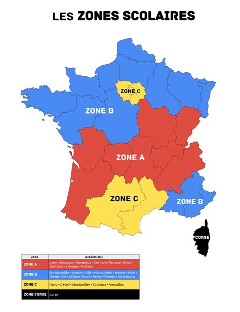 Carte des zones possibles de fabrication hors métropole