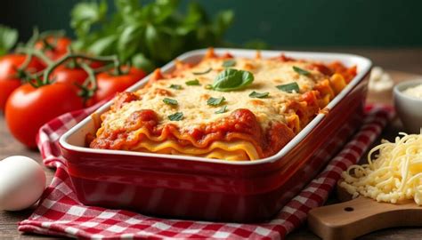 plat de lasagnes au four