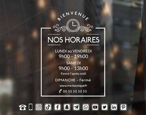 Carte et horaires du restaurant