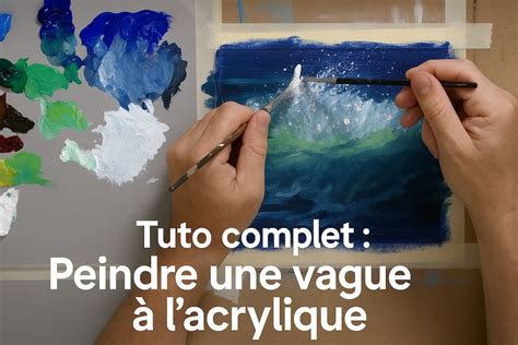 Pâte à modeler acrylique sur une toile