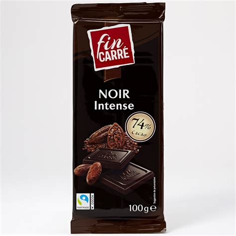 Tablette de chocolat noir Fin Carré 74% de Lidl