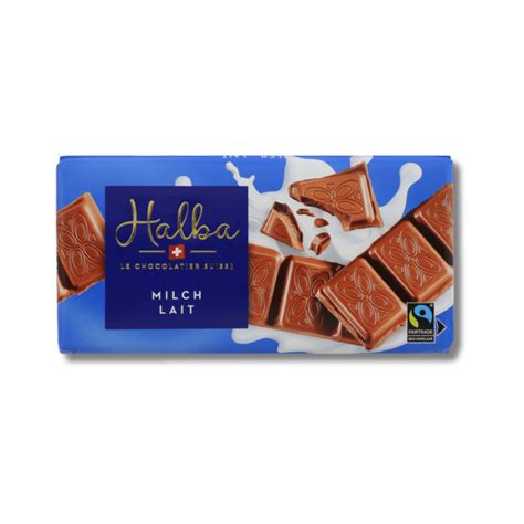 Une barre de chocolat Halba