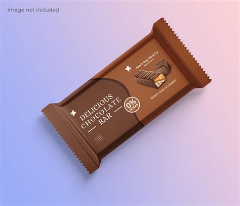 Emballage d'une barre de chocolat Halba