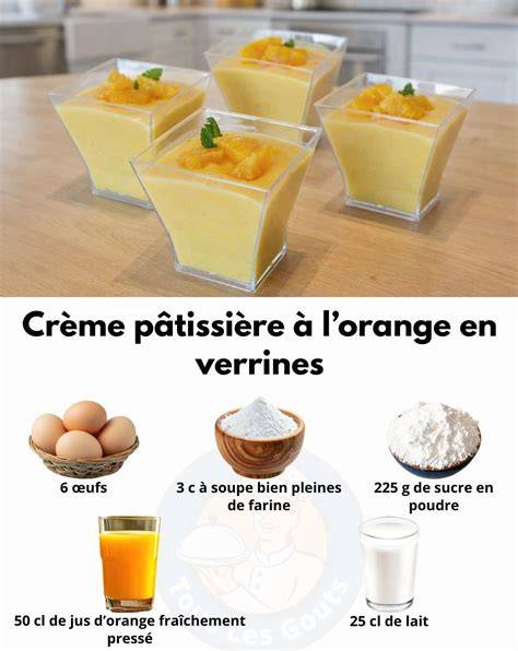 verrines de crème pâtissière caramel