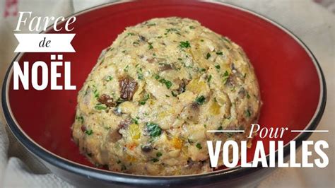 Mélange d'ingrédients pour farce de volaille