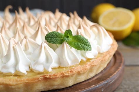 Tarte citron coco meringuée