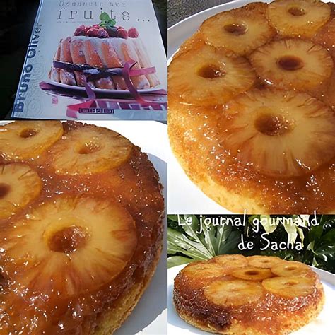 Infographie: étapes clés de la préparation de l’ananas caramélisé et du gâteau