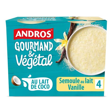 illustration semoule lait coco dessert