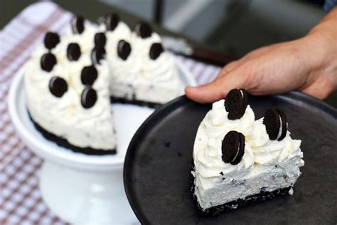 image d'un cheesecake oreo sans cuisson