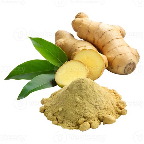 Gingembre frais et épices curry en poudre