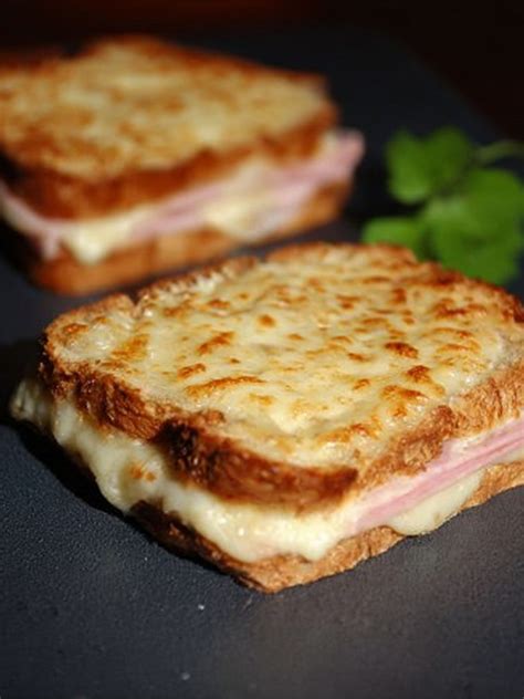 Ingrédients pour un croque monsieur