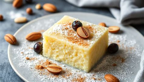 Ingrédients pour le halva à la semoule disposés sur une table