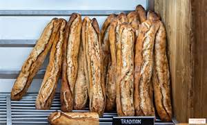 Tranches de pain de mie et de baguette française