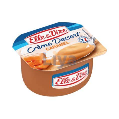 Infographie: Crème dessert Elle & Vire 125 g - caractéristiques et usages professionnels