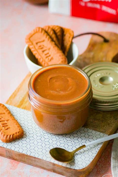 Pâte à tartiner au spéculoos et framboises