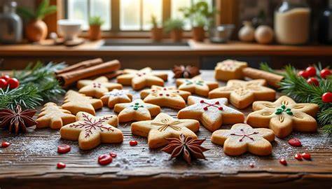Infographie: étapes clés pour réussir les sablés de Noël