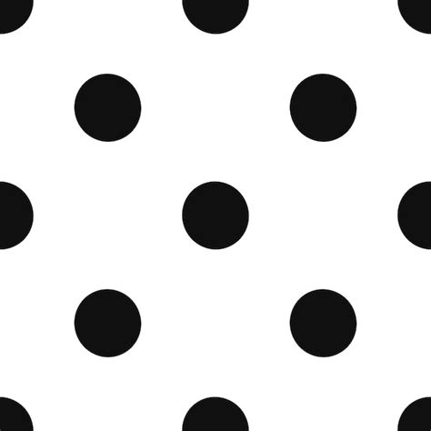 Motif à pois sur fond crème