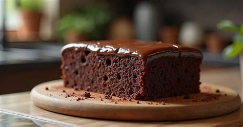 Schéma des étapes de préparation d'un cake au chocolat.
