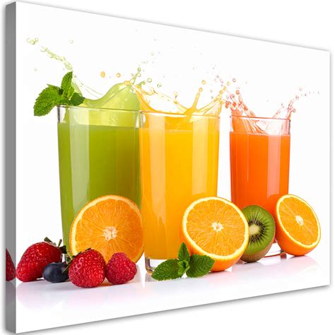 Image d'une sélection de jus de fruits colorés