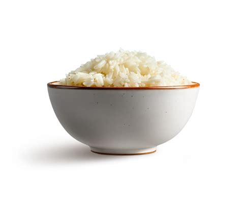 Bol de riz avec des amandes et un verre de lait d'amande