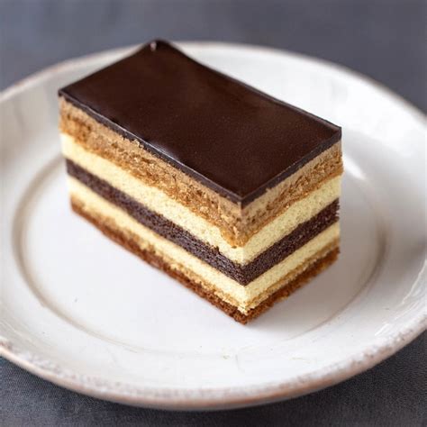Gâteau Opéra au citron