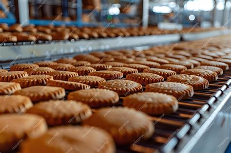 Usine de production de biscuits