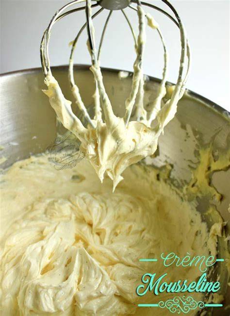 Schéma de texture: crème pâtissière vs crème mousseline