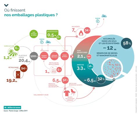 Infographie comparant l'impact environnemental du plastique et du bois pour l'emballage alimentaire