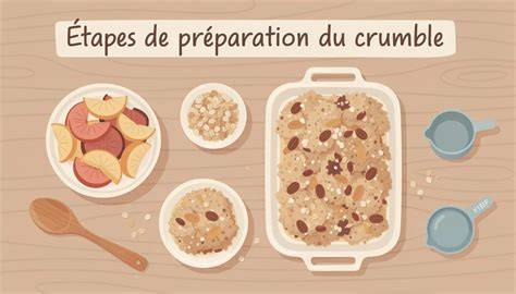 plan et étapes de congélation crumble parmesan