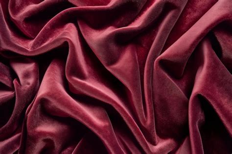 Close-up of rich velvet fabric