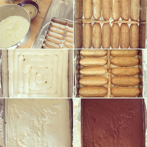 Schéma de montage du tiramisu en couches
