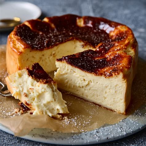 Schéma de cuisson du cheesecake basque brûlé
