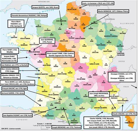 Carte interactive des origines de l’éclair et ses étapes clés (Lyon, Paris, Lyonnais)