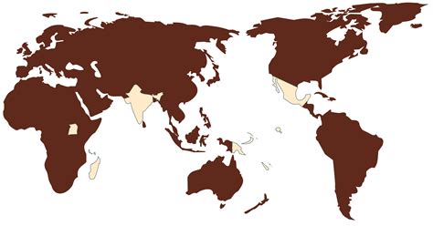 Carte des origines de la vanille et de leurs signatures aromatiques par terroir.