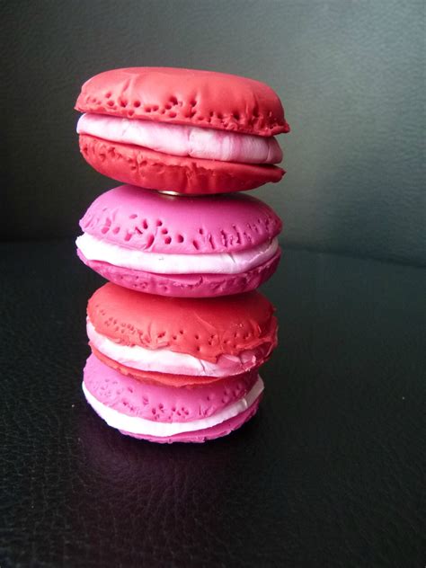 Macarons Fimo terminés