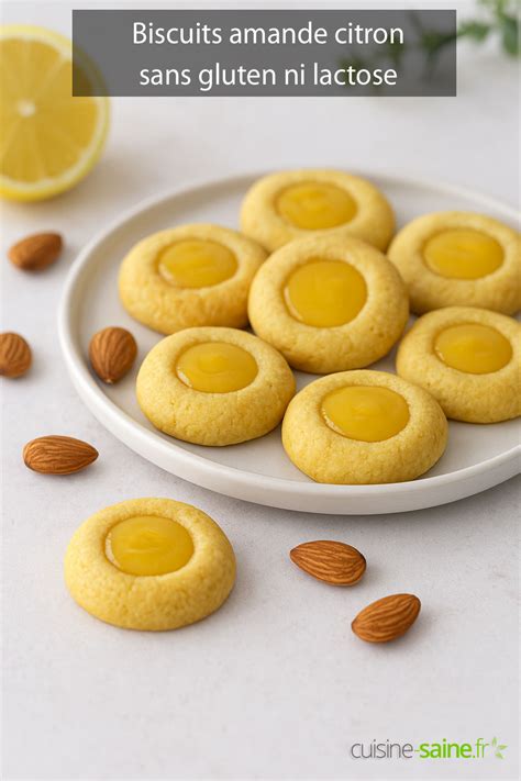 Biscuit amande citron