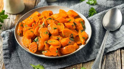 Rondelles de carottes cuites dans une poêle