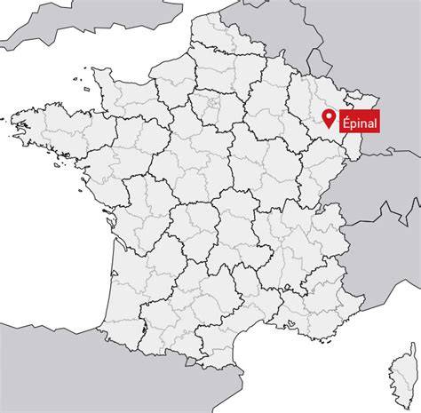 Carte indiquant l’emplacement du SALON PEPIITE à Epinal et les accès principaux