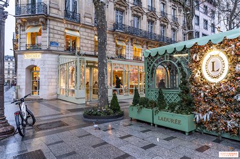 Carte interactive des Champs-Élysées et localisation Ladurée sur l’avenue