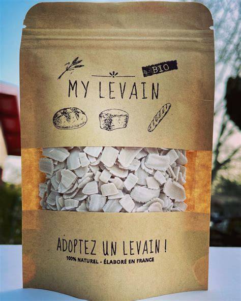 Graphique comparatif: levain vivant vs levain déshydraté vs levure industrielle