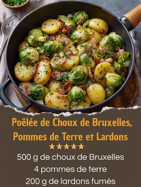 Pommes de terre coupées en dés et lardons fumés