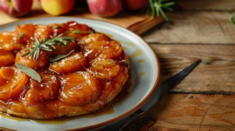 Préparation d'une tarte tatin inversée